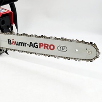 Baumr-AG 38cc Petrol Chainsaw 16" Bar Kit w/ Carry Bag Tools & PPE