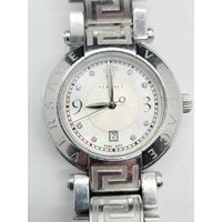 Versace 68Q Ladies Watch Mother of Pearl Dial Silver Steel Swiss Made