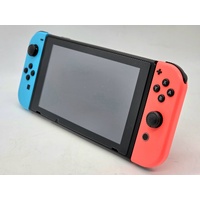 Nintendo Switch Neon Blue Red Handheld Gaming Console HAC-001 with Accessories