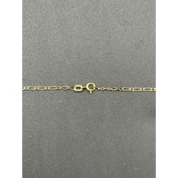 Unisex 9ct Yellow Gold Figaro Link Necklace
