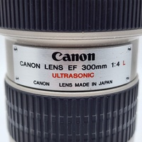Canon EF 300mm f/4 L USM Telephoto Lens Professional L-Series EF Mount