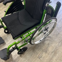 CareQuip Concorde Deluxe Wheelchair Lightweight Foldable Manual Green