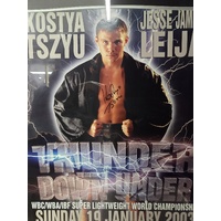 Kostya Tszyu Jesse James Leija Signed Photo Frame Thunder Down Under Boxing COA