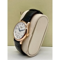 Longines Master Collection 18K Gold L2.628.8 38.5mm Automatic Leather Watch
