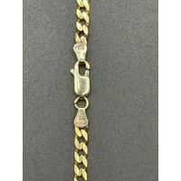 Unisex 9ct Yellow Gold Curb Link Necklace