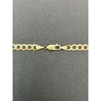 Unisex 9ct Yellow Gold Curb Link Necklace