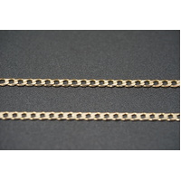 Ladies 9ct Yellow Gold Curb Link Chain & Cross Pendant 