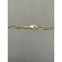 Ladies 18ct Yellow Gold Paperclip Link Necklace