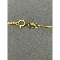 Unisex 18ct Yellow Gold Tight Curb Link Necklace
