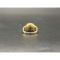 Ladies 14ct Yellow Gold Diamond Cluster Ring