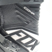 Fox Racing Adult Comp Motorcycle Motocross Boots Black White