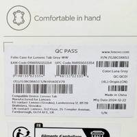 Lenovo Folio Case ZG38C06653 Luna Grey Protective Cover