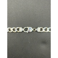 Unisex 925 Sterling Silver Curb Link Necklace
