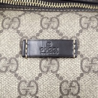 Authentic Gucci GG Supreme Joy Medium Boston Bag Beige Ebony Handbag 