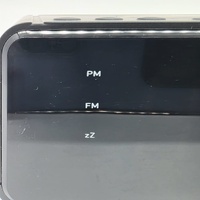 XCD XCDCLKRD2 FM Clock Radio Wireless Charging Dual Alarm