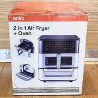 ANKO 2-in-1 Air Fryer & Oven 5L Air Fryer 4.5L Oven 2200W Digital Touch
