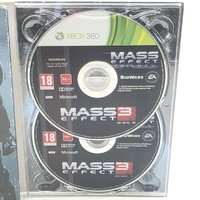 Mass Effect Trilogy Xbox 360 Game Complete 5 Disc Set PAL