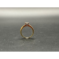Ladies 18ct Yellow Gold Diamond Band Ring