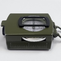 Military Style Lensatic Compass Hiking Camping Survival Navigation