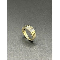 Men’s 10ct Yellow Gold Diamond Ring