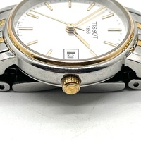 Tissot 1853 Two Tone Ladies Watch T825/925 Sapphire Crystal Swiss Made Date