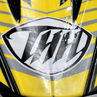 THH TX-15 Slipstream Motocross Helmet Black Yellow Gray L 59-60cm ECE R22-05
