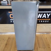Esatto EUF172S 172L Upright Freezer Single Door Stainless Steel Fridge Look Bar
