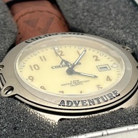 Colorado Adventure Watch Italian Leather Band Quartz 3ATM Tin Case