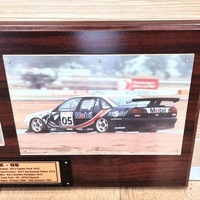 Peter Brock Holden 05 Racing History Limited Edition Plaque COA #08/500