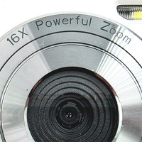 ILFORD PIXI-D Point & Shoot Digital Camera White 16x Zoom
