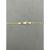 Unisex 9ct Yellow Gold Curb Link Necklace