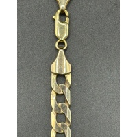 Mens 9ct Yellow Gold Curb Link Necklace