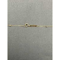 Ladies 9ct Yellow Gold Religious Rosary Chain Necklace