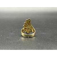 Ladies 9ct Yellow Gold Cubic Zirconia Ring