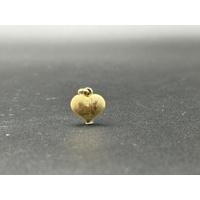 Ladies 9ct Yellow Gold Heart Pendant