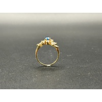 Ladies 18ct Yellow Gold Gemstone Ring