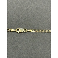 Unisex 9ct Yellow Gold Curb Link Necklace