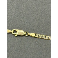Unisex 9ct Yellow Gold Curb Link Necklace