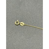 Ladies 18ct Yellow Gold Rosary Bracelet with Cross & Mother Mary Charms