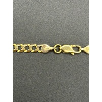 Unisex 9ct Yellow Gold Curb Link Chain Necklace