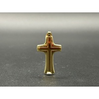 Unisex 18ct Yellow Gold Religious Cross Pendant