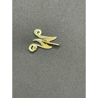 Ladies 9ct Yellow Gold Diamond Pendant 0.01ct