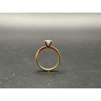 Ladies 18ct Yellow Gold Natural Diamond Ring