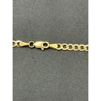 Unisex 9ct Yellow Gold Curb Link Necklace Chain