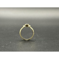 Ladies 9ct Yellow Gold Cubic Zirconia Ring