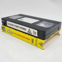 Sesame Street Three Stories VHS Golden Book Video Classic Big Bird