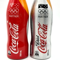 Coca-Cola Set of 4 Vintage 2012 250ml Assorted Bottles Collectible