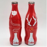 Coca-Cola Christmas Coke Bottles 2007 On The Coke Side Of Life Set 4
