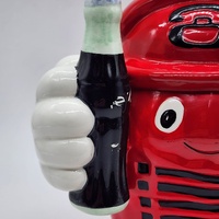 Coca-Cola Vintage 22cm Ceramic Money Box Red Piggy Bank Collectible