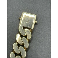 Unisex 9ct Yellow Gold Chunky Curb Link Necklace